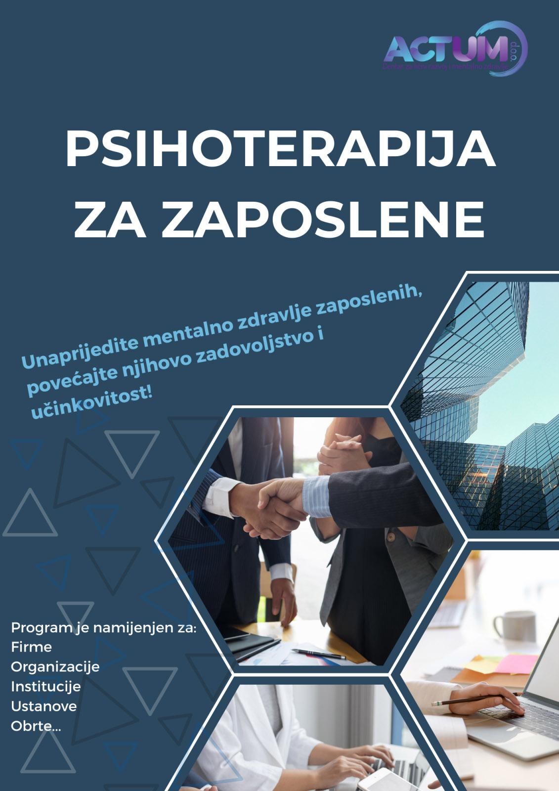 Psihoterapija za zaposlene Psihoterapija za zaposlene